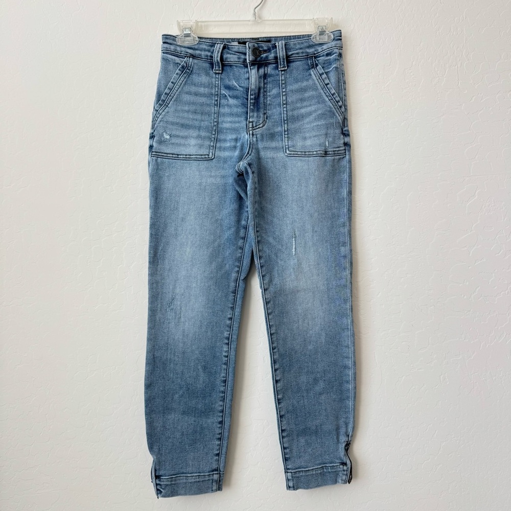 KUT FROM THE KLOTH Rachael Straight Leg w/Zippers Size: 4